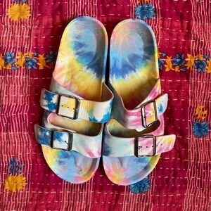 Madden Girl Teddy Tie-Dye Sandals